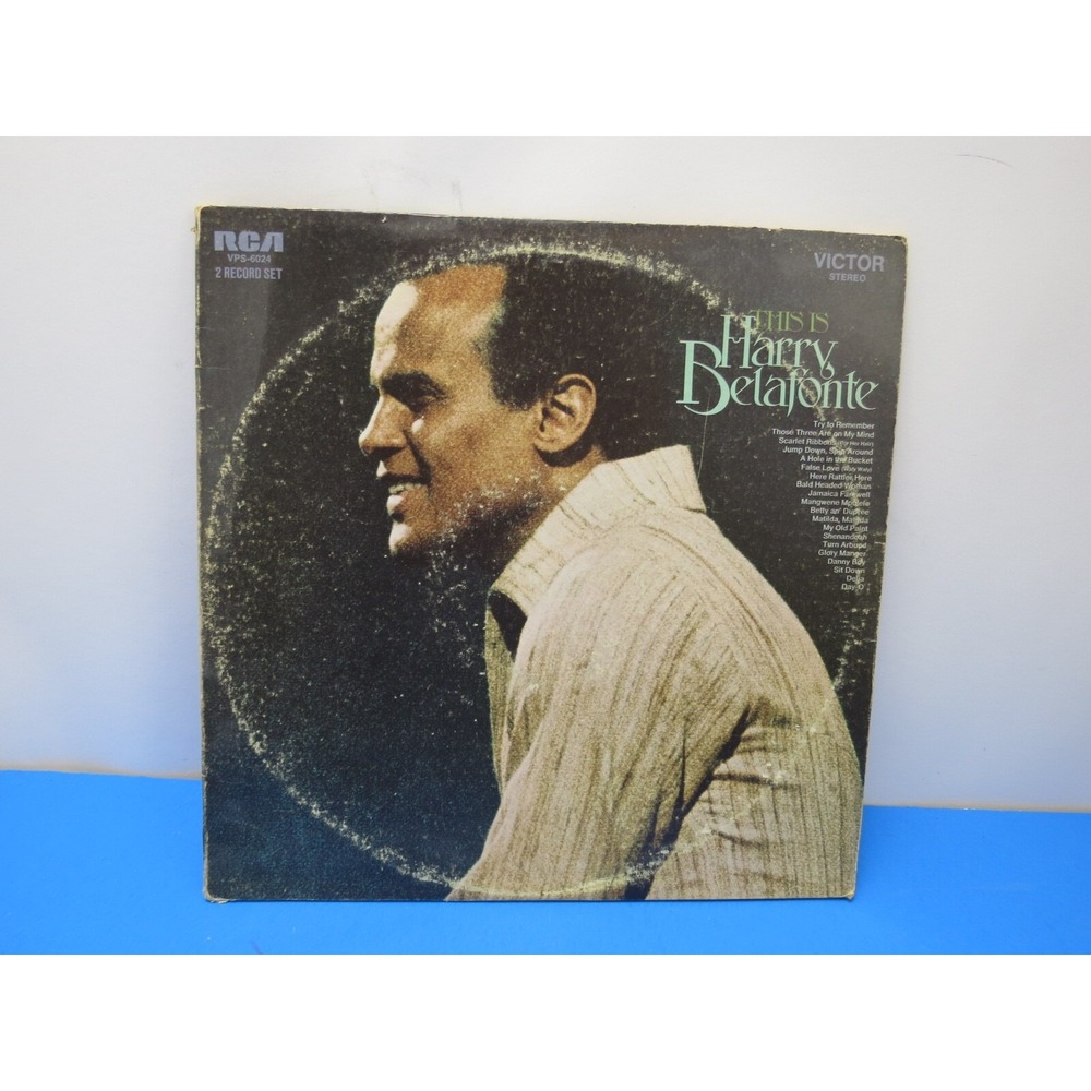 Harry Belafonte This Is Harry Belafonte 2 LP Vinyl Record Set RCA VPS-6024